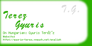 terez gyuris business card